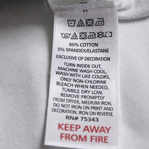 Tommy Bahama T Shirt Boys Large Age (10-12) White Blue Palm Tree All Over Print - Picture 3 of 6